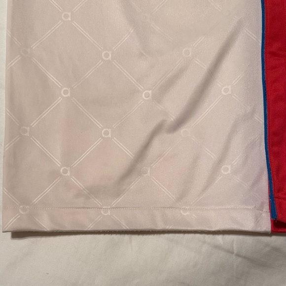 adidas Retro Luxury Track Pants - Women Size Large - Cream and Red - Picture 6 of 8